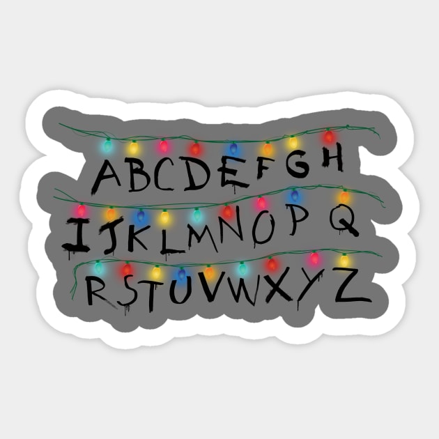 Stranger Things Lights Sticker by Interstellar